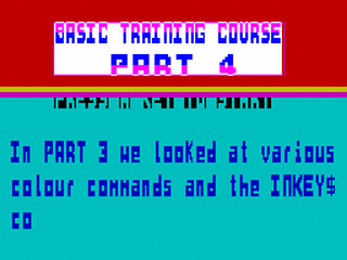 ZX GameBase Basic_Training_Course_Part_4 Infinite_Software 1984