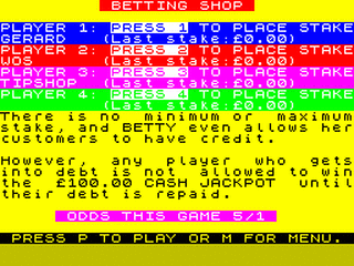 ZX GameBase Bingo Tynesoft 1984