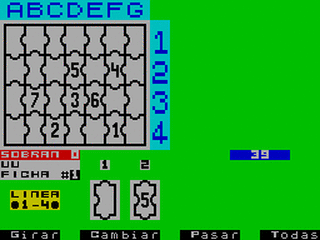 ZX GameBase Bingsete Cibercomp 1984