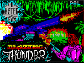 ZX GameBase Blazing_Thunder Hi-Tec_Software 1990