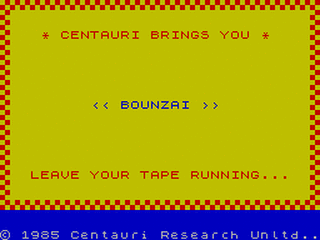 ZX GameBase Bounzai Your_Spectrum 1985