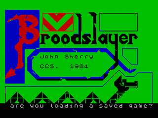 ZX GameBase Broodslayer CCS 1984