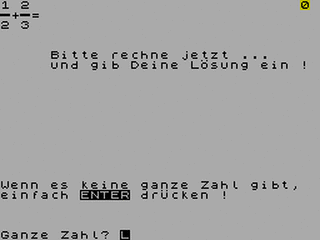 ZX GameBase Bruchrechen-Training 1989