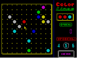 ZX GameBase Color_Lines_(TRD) Random_Science_Crew 1995