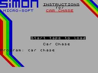 ZX GameBase Car_Chase Simon_Micro-Soft 1982