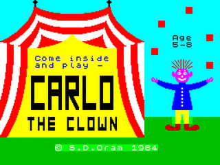 ZX GameBase Carlo_the_Clown Calpac_Educational_Software 1984