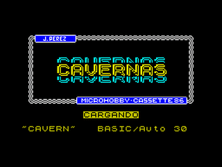 ZX GameBase Cavernas MicroHobby 1986