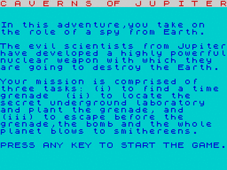 ZX GameBase Caverns_of_Jupiter Interface_Publications 1983