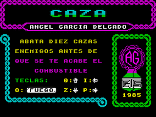 ZX GameBase Caza Grupo_de_Trabajo_Software 1985