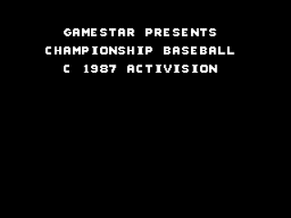 ZX GameBase Championship_Baseball Activision 1987