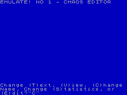 ZX GameBase Chaos_Editor Your_Sinclair 1991