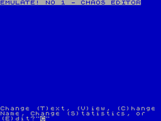 ZX GameBase Chaos_Editor Your_Sinclair 1991