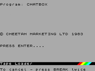 ZX GameBase Chatbox Cheetah_Marketing 1983