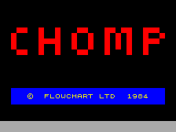 ZX GameBase Chomp! Flowchart 1984