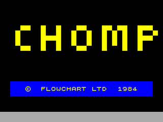 ZX GameBase Chomp! Flowchart 1984