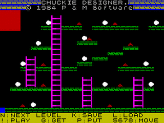 ZX GameBase Chuckie_Designer P&M_Software 1984