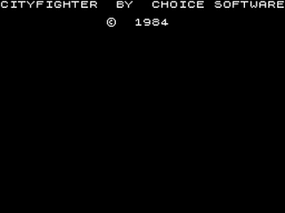 ZX GameBase Cityfighter Choice_Software 1984