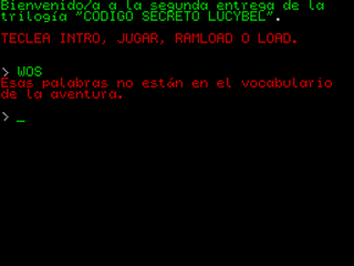 ZX GameBase Código_Secreto_Lucybel:_Evilution Josep_Coletas_Caubet 2007