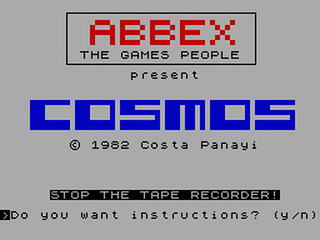 ZX GameBase Cosmos Abbex_Electronics 1982