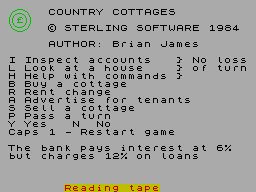 ZX GameBase Country_Cottages_ Sterling_Software 1984