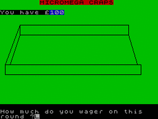 ZX GameBase Craps Micromega 1983