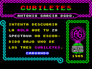 ZX GameBase Cubiletes Grupo_de_Trabajo_Software 1985