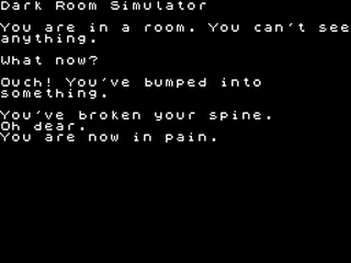 ZX GameBase Dark_Room_Simulator CSSCGC 1996