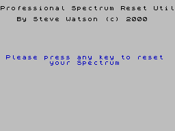 ZX GameBase Professional_Spectrum_Reset_Util CSSCGC 2000