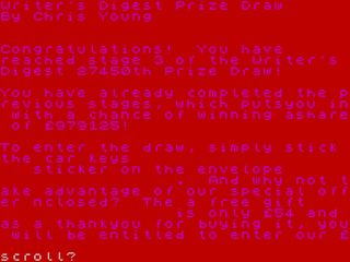 ZX GameBase Writer's_Digest_Prize_Draw CSSCGC 2000