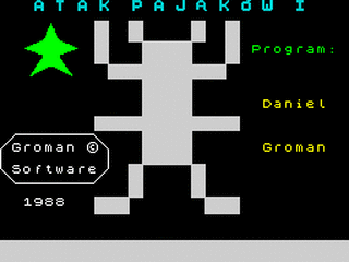 ZX GameBase Atak_Pajakow:_Spider_Attack_I CSSCGC 2007