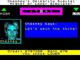 ZX GameBase Chesney_Hawkes'_Celebrity_Digital_Higher_or_Lower_Simulator CSSCGC 2007