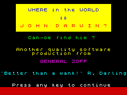 ZX GameBase Where_in_the_World_is_John_Darwin? CSSCGC 2007