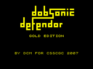 ZX GameBase Dobsonic_Defendor_Gold_Edition CSSCGC 2007