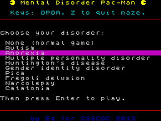 ZX GameBase Mental_Disorder_Pac-Man CSSCGC 2013