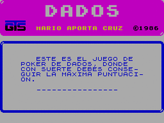 ZX GameBase Dados Grupo_de_Trabajo_Software 1986