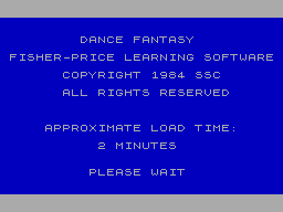 ZX GameBase Dance_Fantasy Fisher-Price_Learning_Software 1984