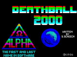 ZX GameBase Deathball_2000 Alpha-Omega_Software 1986