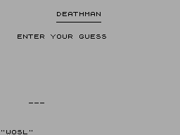 ZX GameBase Deathman Valuesoft 1983