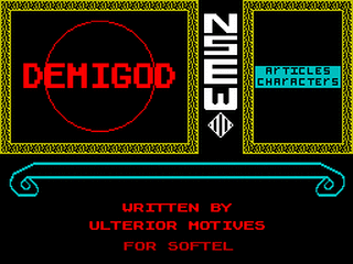 ZX GameBase Demi-God Softel_Software 1989