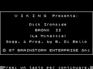 ZX GameBase Dick_Ironside:_Bronx_II_(La_Minaccia) Viking 1987