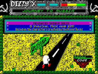 ZX GameBase Dizzy_X:_Journey_to_Russia_(TRD) Speed_Code 1995