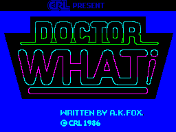ZX GameBase Doctor_What! CRL_Group_PLC 1986
