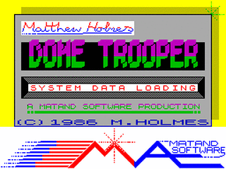 ZX GameBase Dome_Trooper Matand_Software 1986