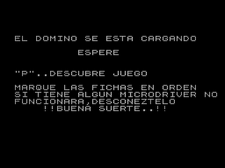 ZX GameBase Dominó VideoSpectrum 1985