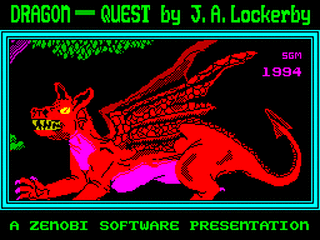 ZX GameBase Dragon_Quest Zenobi_Software 1994