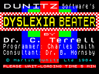 ZX GameBase Dyslexia_Beater Dunitz_Software 1984