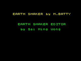 ZX GameBase Earth_Shaker_Editor Your_Sinclair 1991