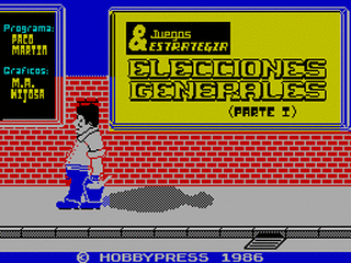 ZX GameBase Elecciones_Generales Juegos_&_Estrategia 1986