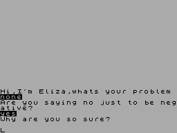 ZX GameBase Eliza