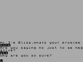 ZX GameBase Eliza